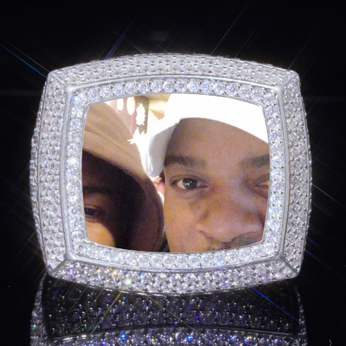 3D CUSTOM PICTURE ICED RING