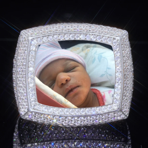 3D CUSTOM PICTURE ICED RING