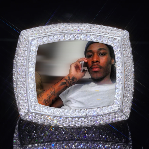 3D CUSTOM PICTURE ICED RING