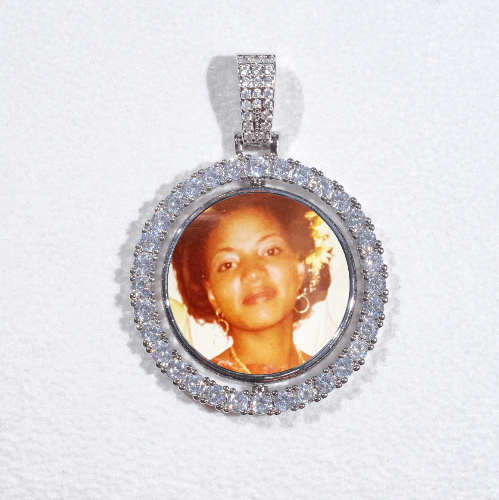 3D Spinning 2-Faced Custom Picture Pendant