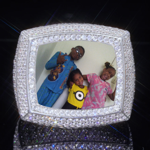 3D CUSTOM PICTURE ICED RING