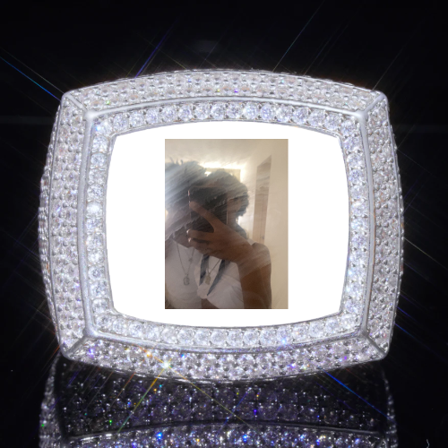 3D CUSTOM PICTURE ICED RING