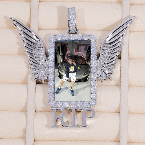 RIP WING 3D CUSTOM PICTURE PENDANT