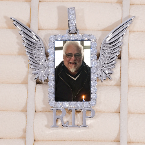 RIP WING 3D CUSTOM PICTURE PENDANT