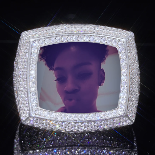 3D CUSTOM PICTURE ICED RING