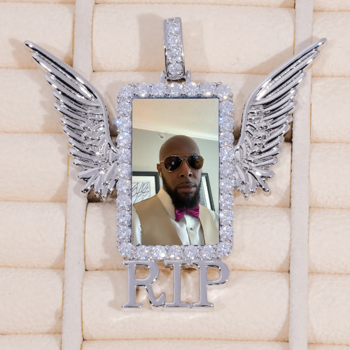 RIP WING 3D CUSTOM PICTURE PENDANT