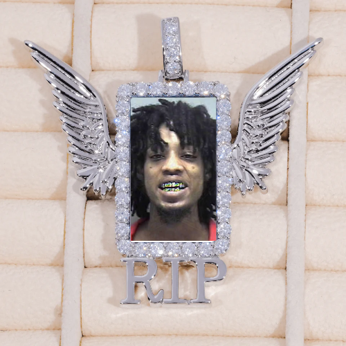 RIP WING 3D CUSTOM PICTURE PENDANT