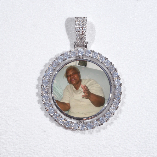 3D Spinning 2-Faced Custom Picture Pendant
