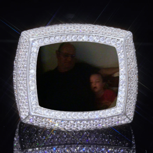 3D CUSTOM PICTURE ICED RING