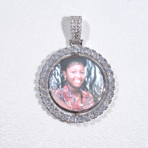 3D Spinning 2-Faced Custom Picture Pendant