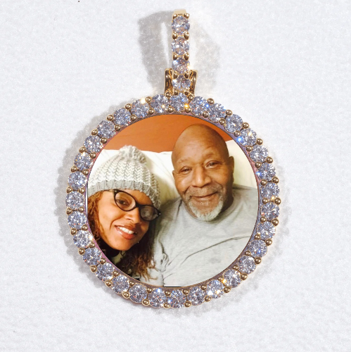 3D CIRCLE CUSTOM PICTURE PENDANT SMALL SIZE