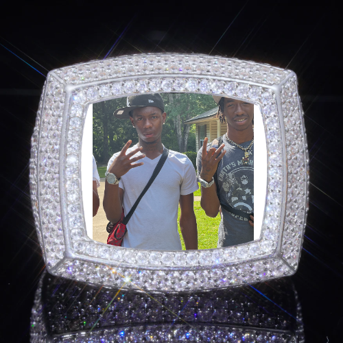 3D CUSTOM PICTURE ICED RING