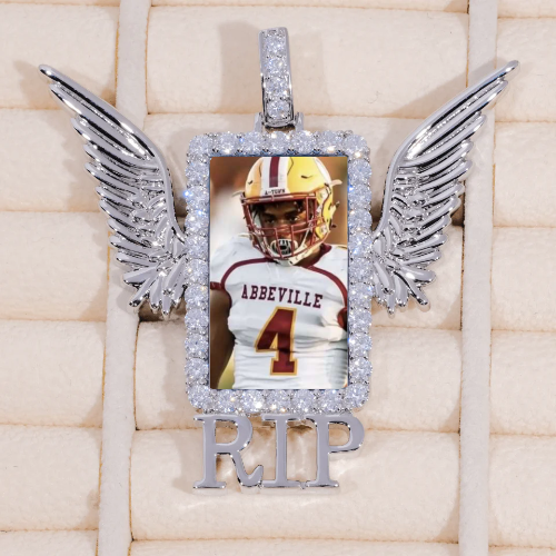 RIP WING 3D CUSTOM PICTURE PENDANT