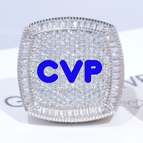 CUSTOM LETTER 3D ICED RING