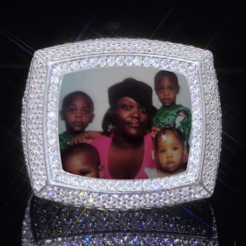 3D CUSTOM PICTURE ICED RING