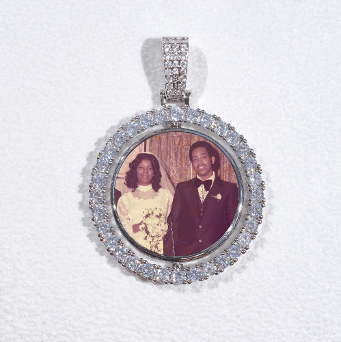3D Spinning 2-Faced Custom Picture Pendant