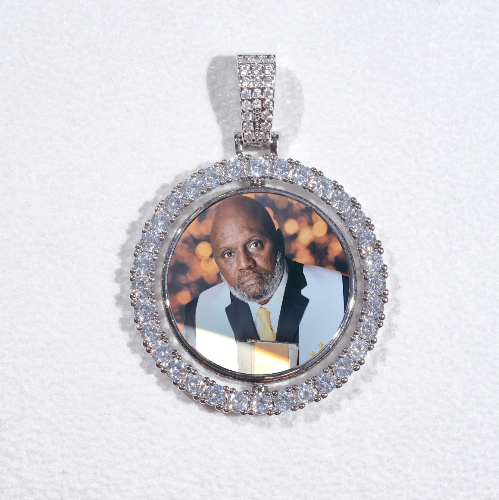 3D Spinning 2-Faced Custom Picture Pendant