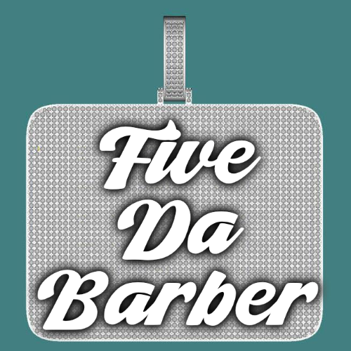 CUSTOM LETTER NECKLACE 3D BIG SQUARE