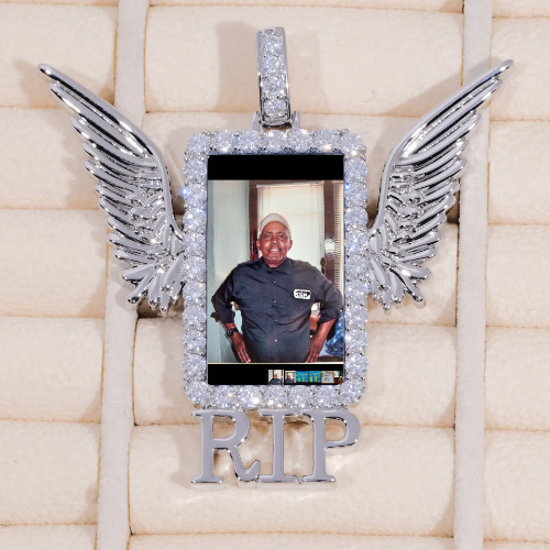 RIP WING 3D CUSTOM PICTURE PENDANT