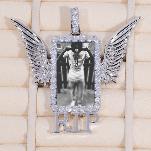 RIP WING 3D CUSTOM PICTURE PENDANT