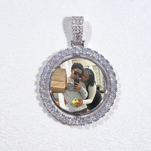 3D Spinning 2-Faced Custom Picture Pendant