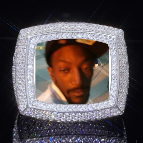 3D CUSTOM PICTURE ICED RING