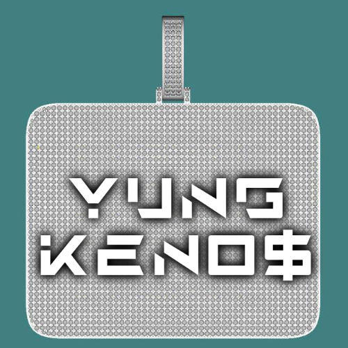 CUSTOM LETTER NECKLACE 3D BIG SQUARE
