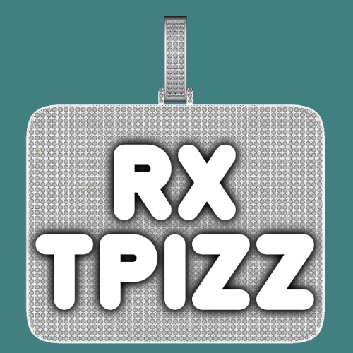 CUSTOM LETTER NECKLACE 3D BIG SQUARE