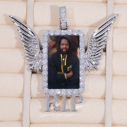 RIP WING 3D CUSTOM PICTURE PENDANT