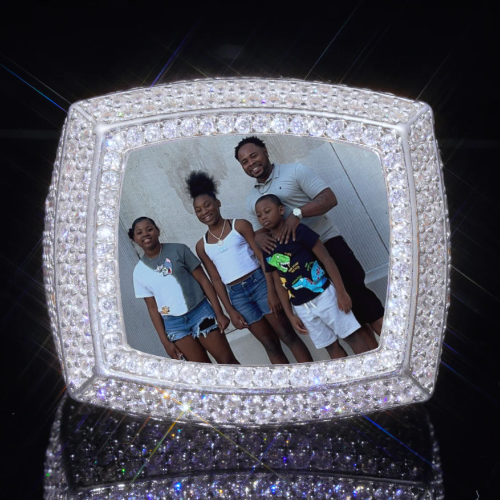 3D CUSTOM PICTURE ICED RING