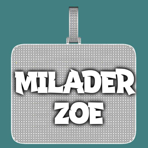CUSTOM LETTER NECKLACE 3D BIG SQUARE