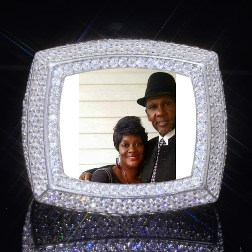 3D CUSTOM PICTURE ICED RING
