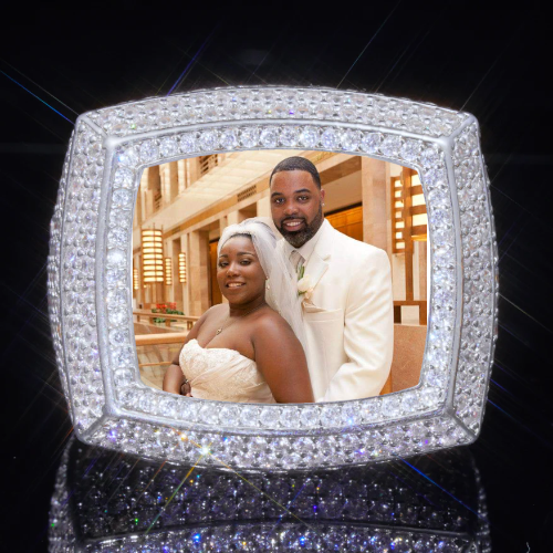 3D CUSTOM PICTURE ICED RING