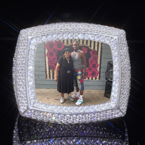 3D CUSTOM PICTURE ICED RING