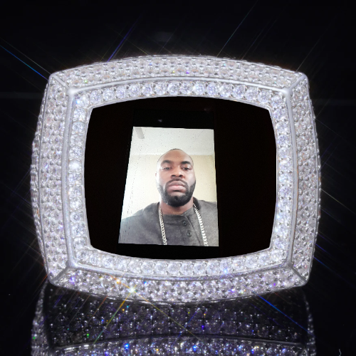3D CUSTOM PICTURE ICED RING