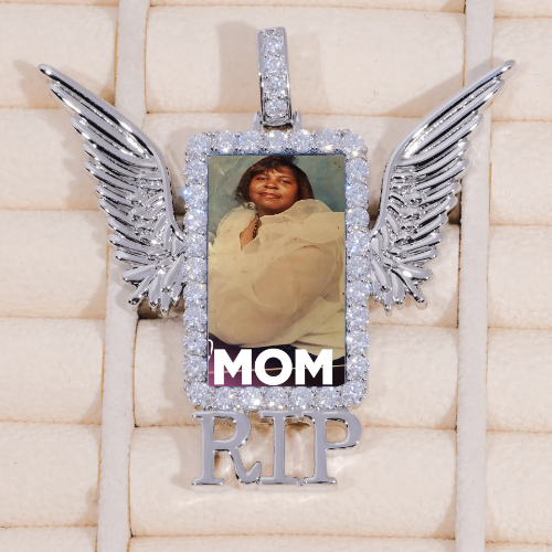 RIP WING 3D CUSTOM PICTURE PENDANT
