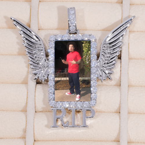 RIP WING 3D CUSTOM PICTURE PENDANT