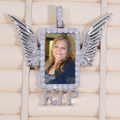 RIP WING 3D CUSTOM PICTURE PENDANT