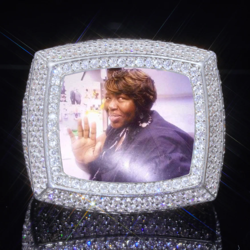 3D CUSTOM PICTURE ICED RING