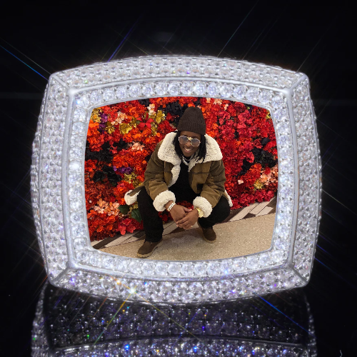 3D CUSTOM PICTURE ICED RING