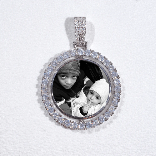 3D Spinning 2-Faced Custom Picture Pendant