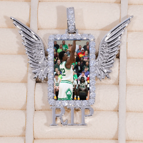 RIP WING 3D CUSTOM PICTURE PENDANT