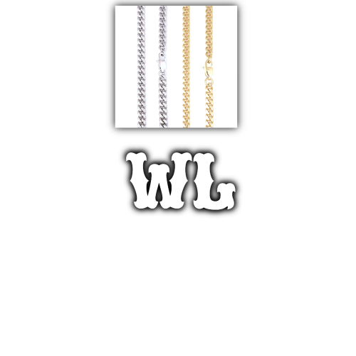 Custom Letters Freibeuter Font Necklace