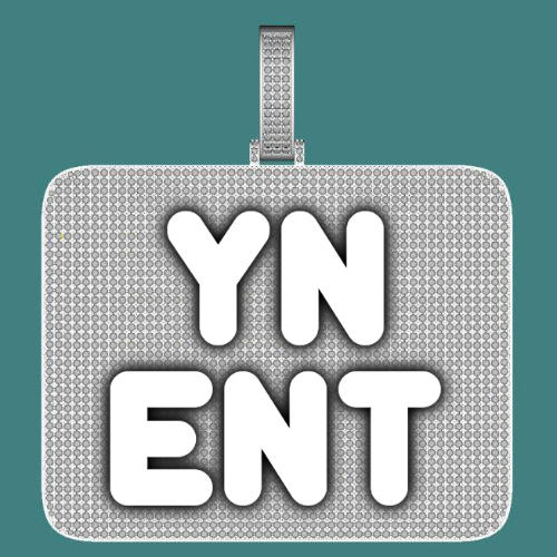 CUSTOM LETTER NECKLACE 3D BIG SQUARE