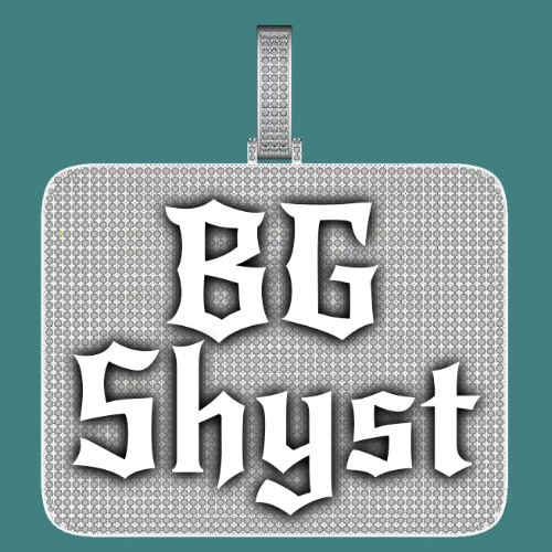 CUSTOM LETTER NECKLACE 3D BIG SQUARE