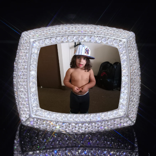 3D CUSTOM PICTURE ICED RING