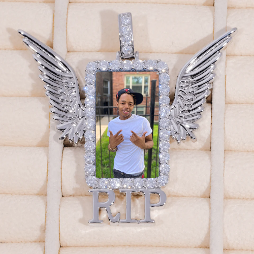 RIP WING 3D CUSTOM PICTURE PENDANT