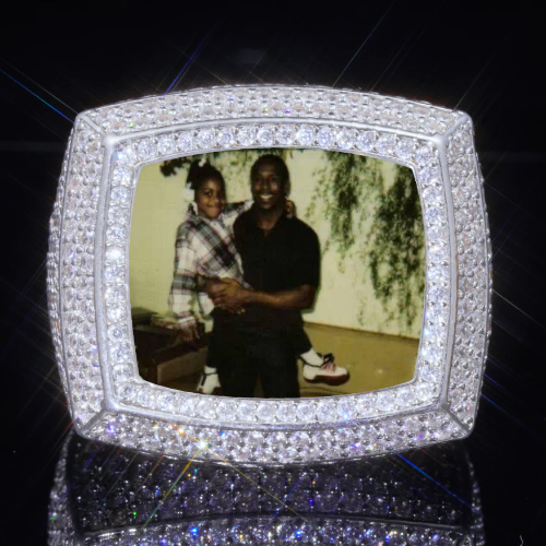 3D CUSTOM PICTURE ICED RING