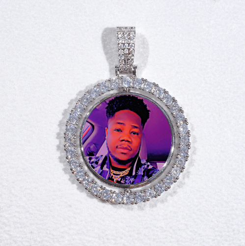 3D Spinning 2-Faced Custom Picture Pendant