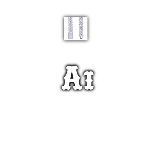 Custom Letters Freibeuter Font Necklace